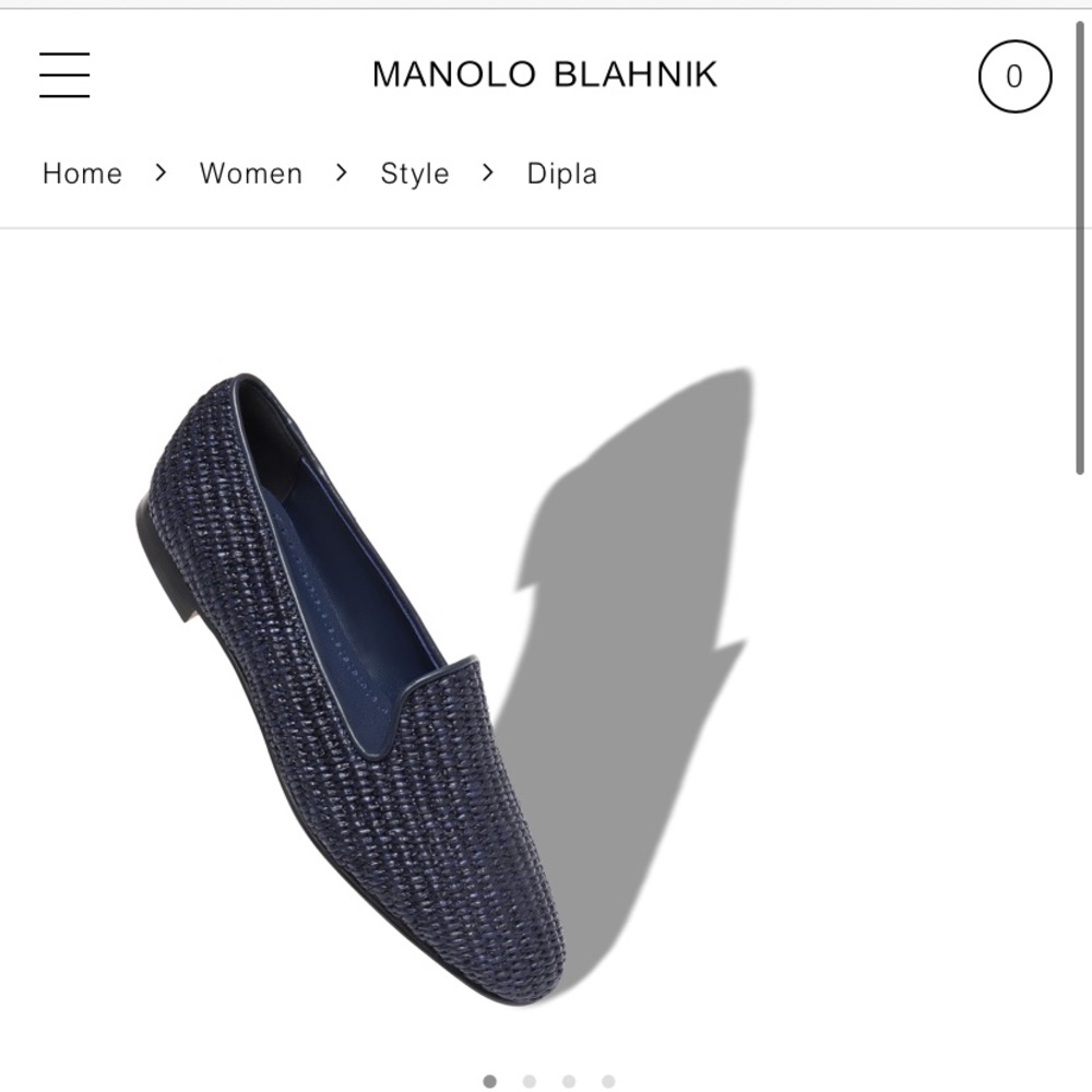 BRAND NEW IN BOX! MANOLO BLAHNIK FLATS! SIZE 41!